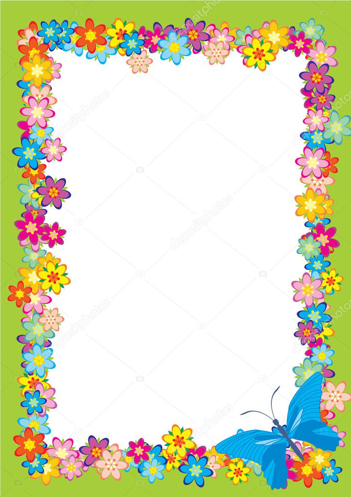 Butterfly frame vector 356724 by Pugovica88
