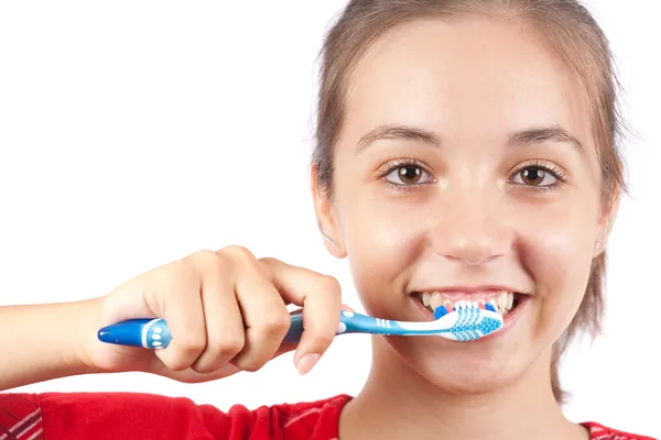 Brushing teeth — Stock Photo #2009965