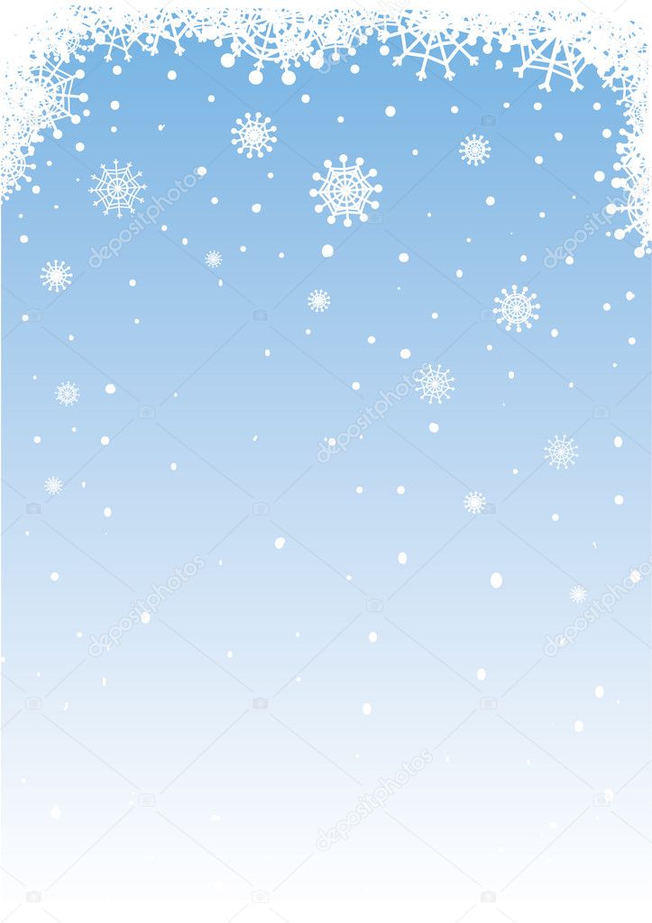 A Snowy Background