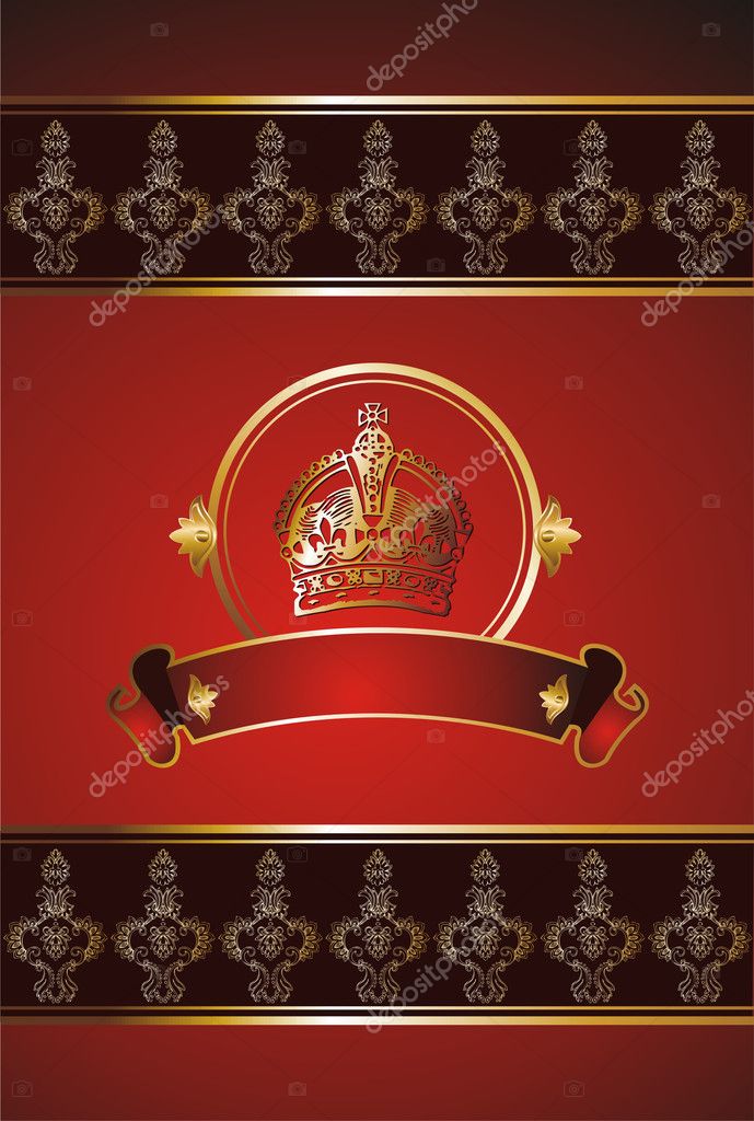 Vintage victorian label design — Stock Vector © cienpies #2482294