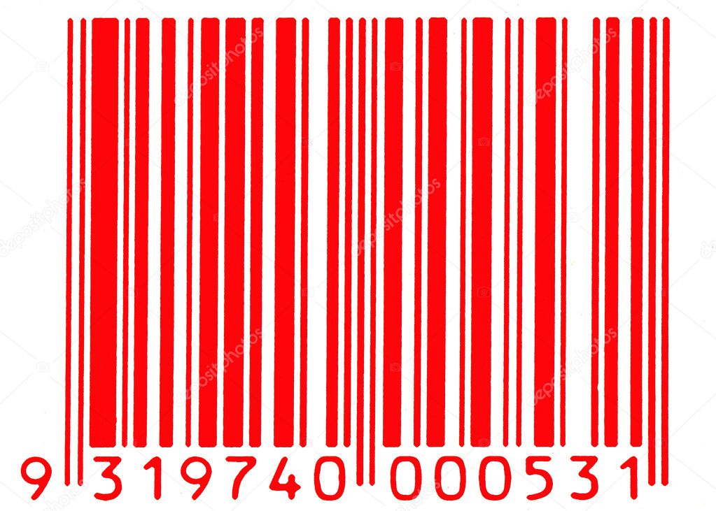 red bar code