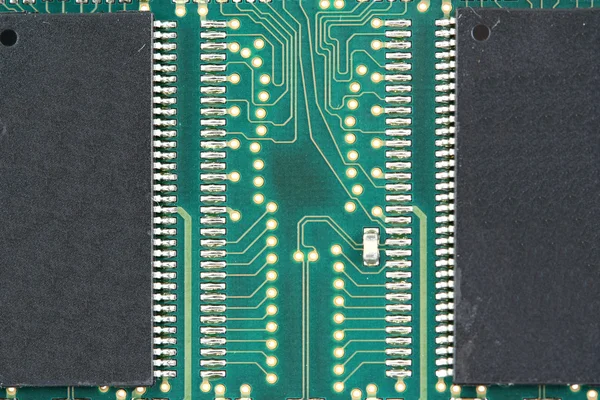 Random access memory chip close up — Stock Photo #2060851
