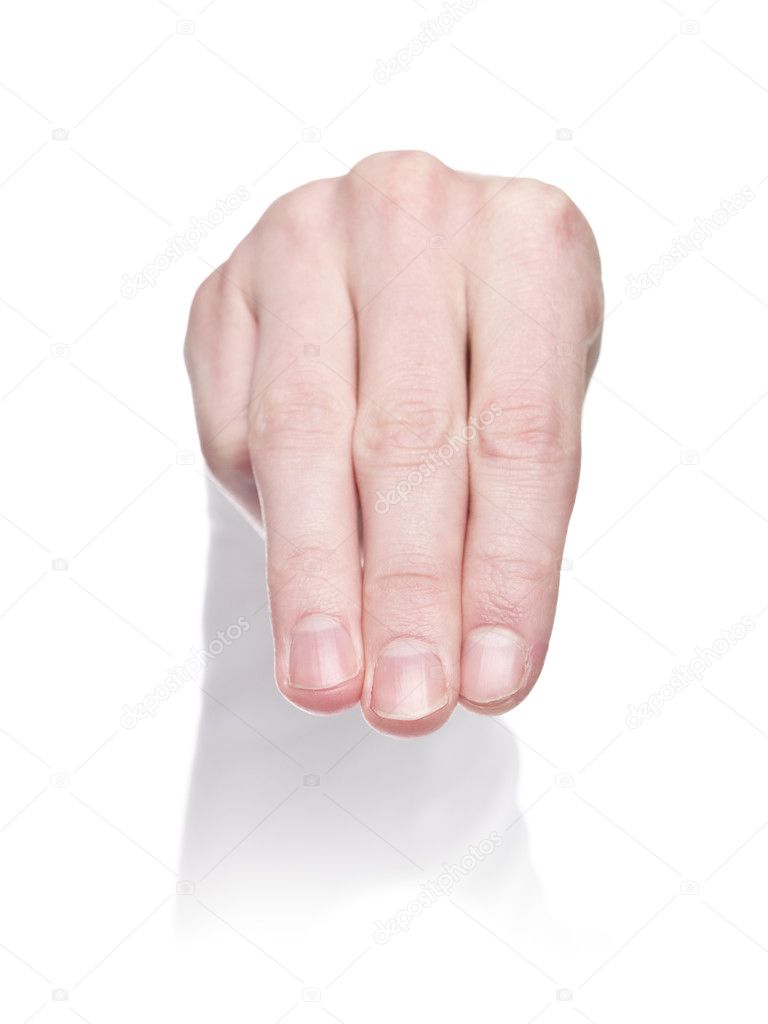 Letter M in sign language — Stock Photo © 2041908