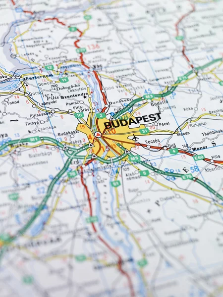 Budapest map by Lisa Quarfoth