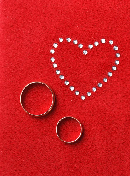 His hers wedding rings by Dmitry Kurnyavko Stock Photo