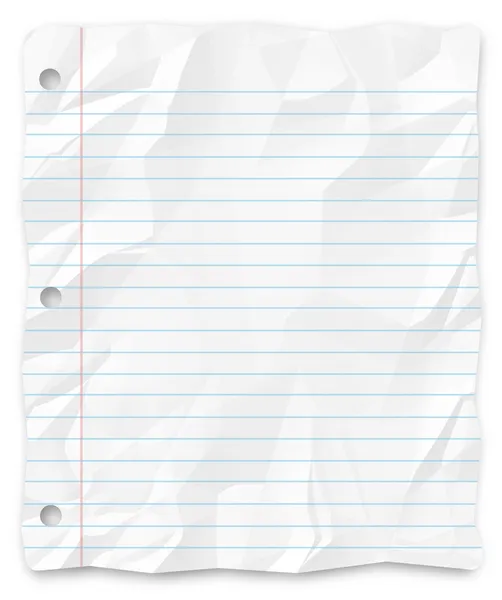 Lined Paper With Paper Clip. The lined paper comes in four