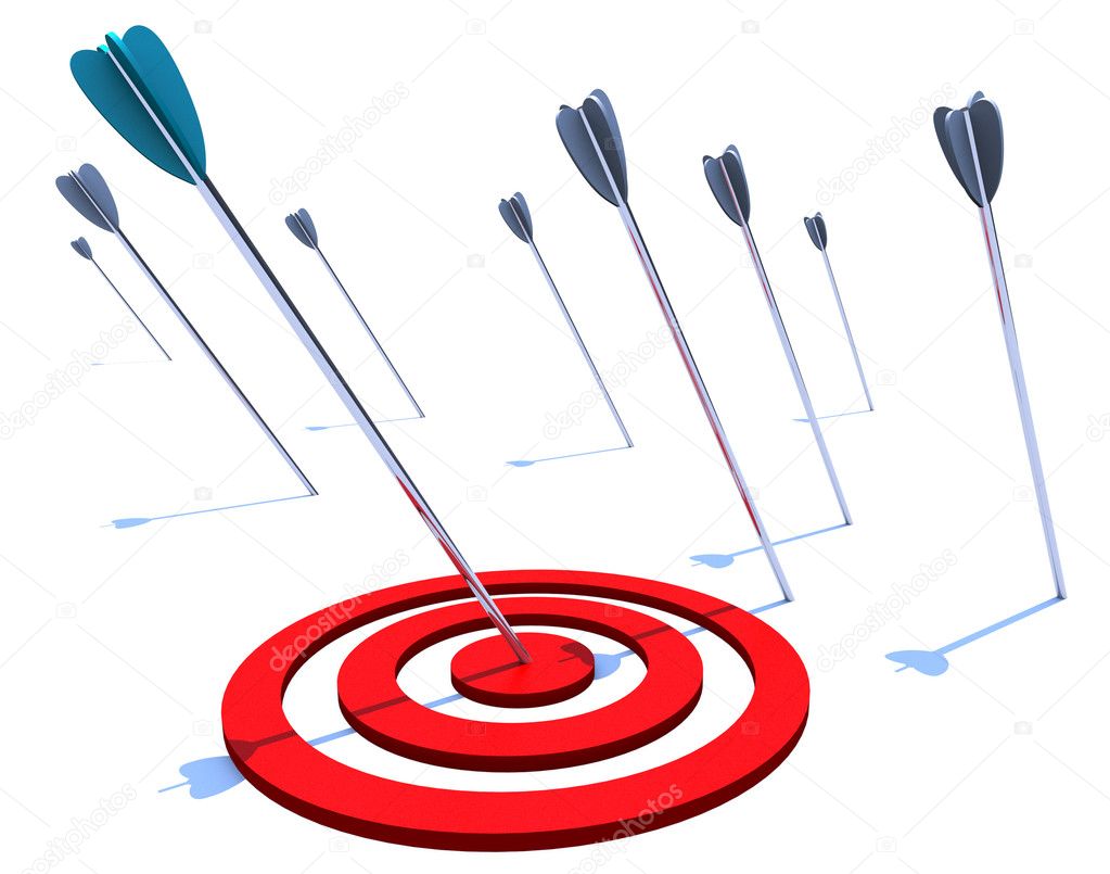 bullseye arrow