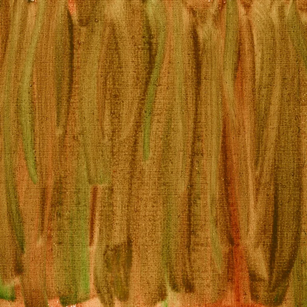 Green brown red watercolor abstract