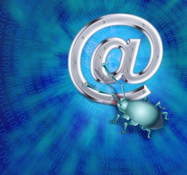 A spy virus breaks up e-mail