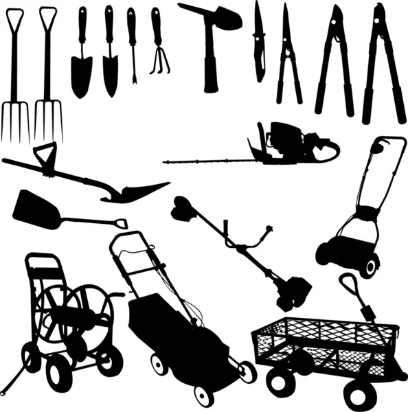 garden tools vector. Stock Vector: Garden tools