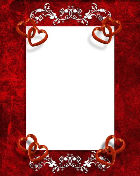 Valentines  Hearts on Valentines Day Heart Border 2 Stock 2458718 Shutterstock   Re