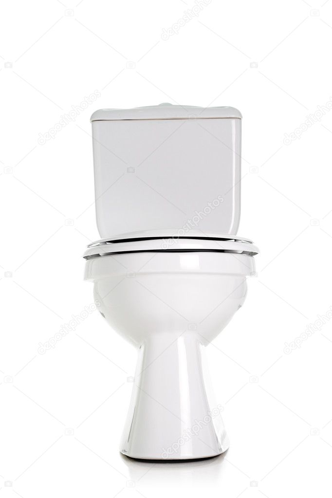 toilet front