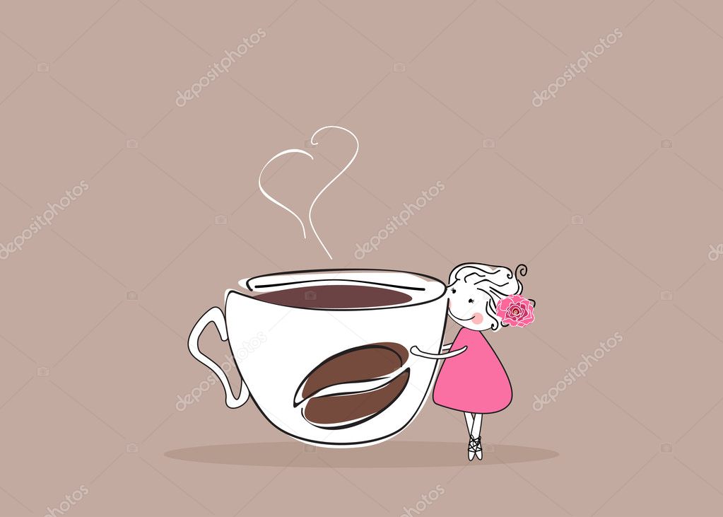 love coffee — Stock Vector © pereca 2138081