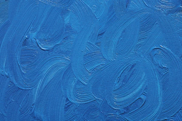 Blue oil paints