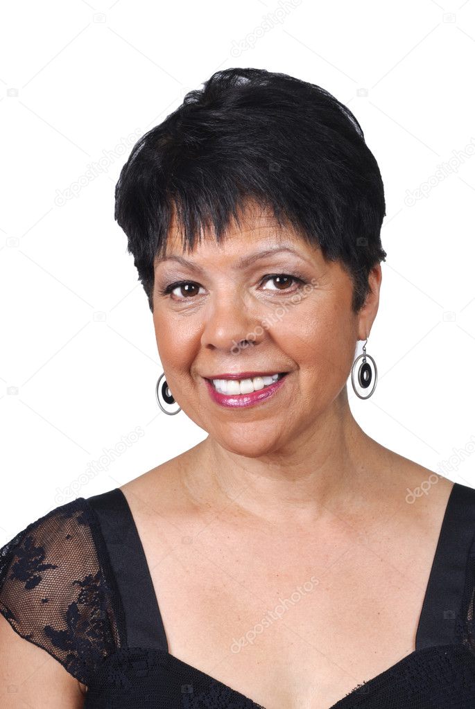 Portrait of a mature woman of polynesian heritage