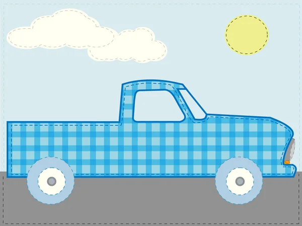 Cartoon Blue Truck