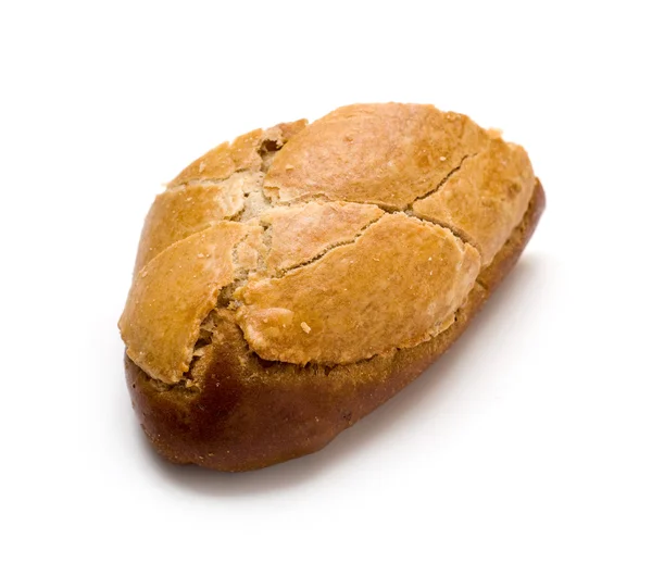 Whole wheat bread with raisins isolated