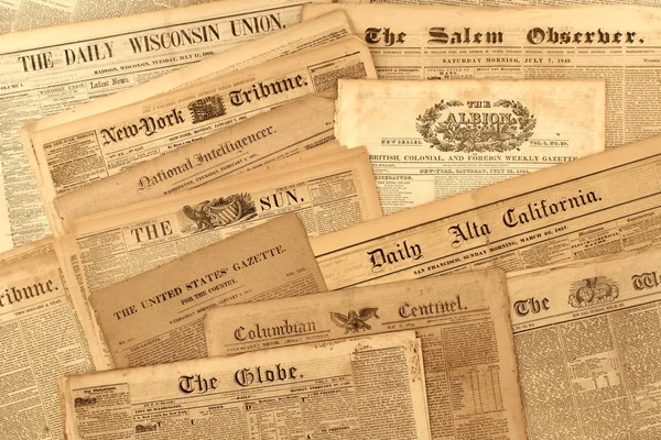 Antique Newspaper Collection