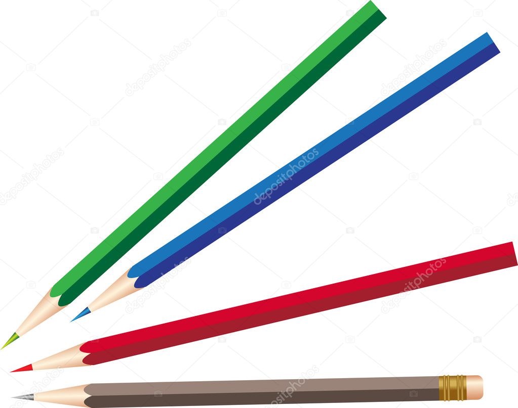 Color Pencil Vector
