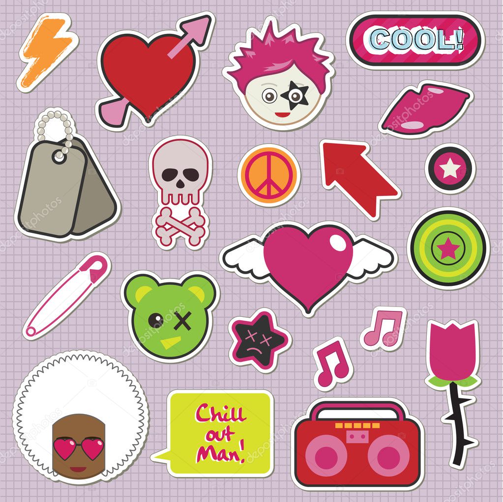 emo stickers