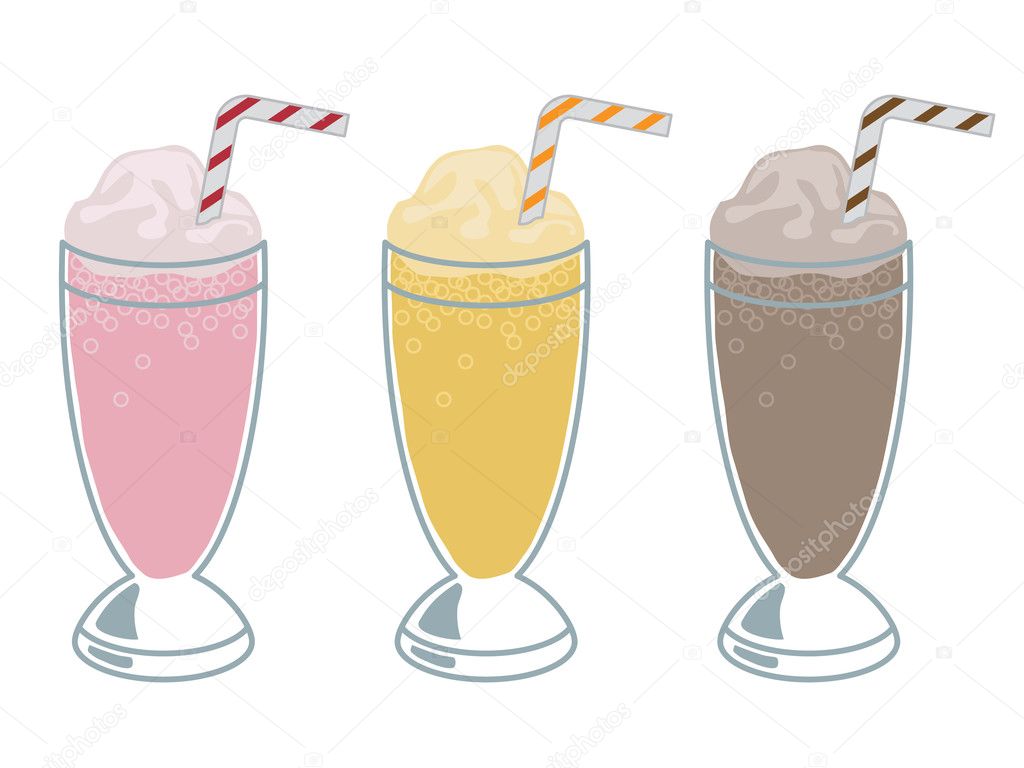 Milkshakes Stock Vector Mattasbestos