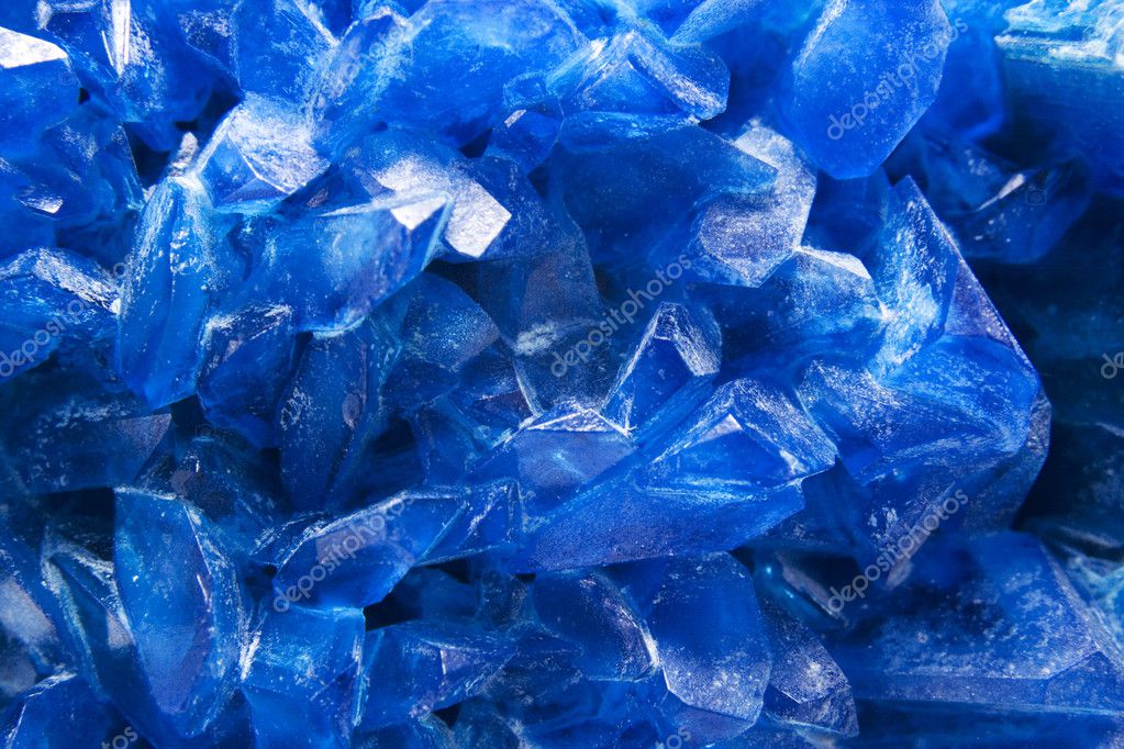 Blue Crystal Background