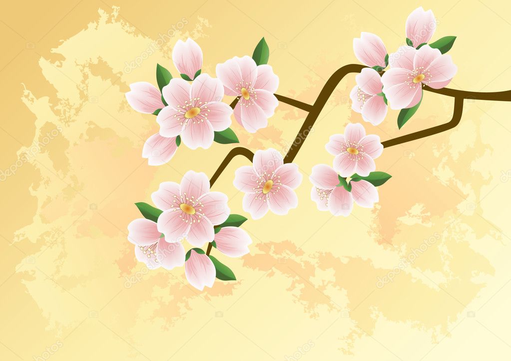 Cherry Tree Vector