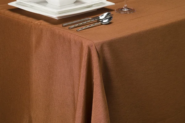 Paprika linen table cloth