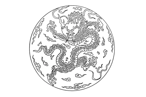 Pattern of dragon — Stock Photo #2260157