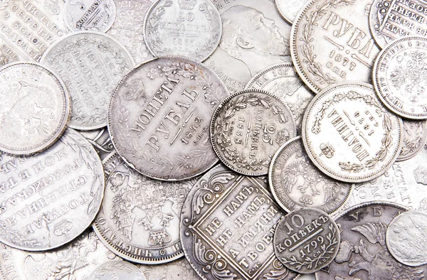 old silver coins