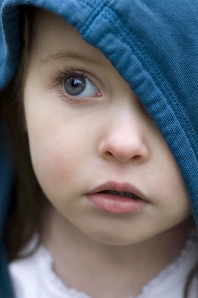 Innocent Girl with Hoodie by Catherine Murray Stock Photo