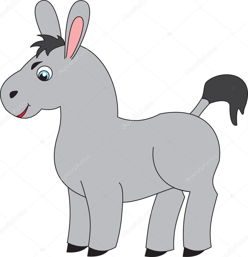 Donkey vector — Stock Vector © abrakadabra #2236824 Donkey vector — Stock Vector © abrakadabra #2236824
