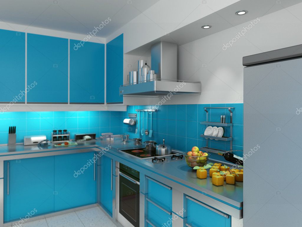 Couleur mur cuisine orange: mur rouge cuisine avec jaune couleur ...
