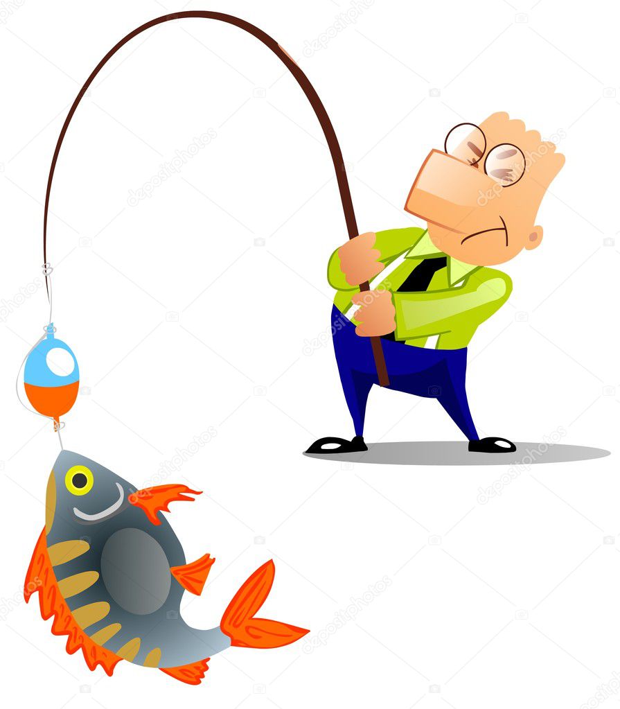 clipart catching a fish - photo #24