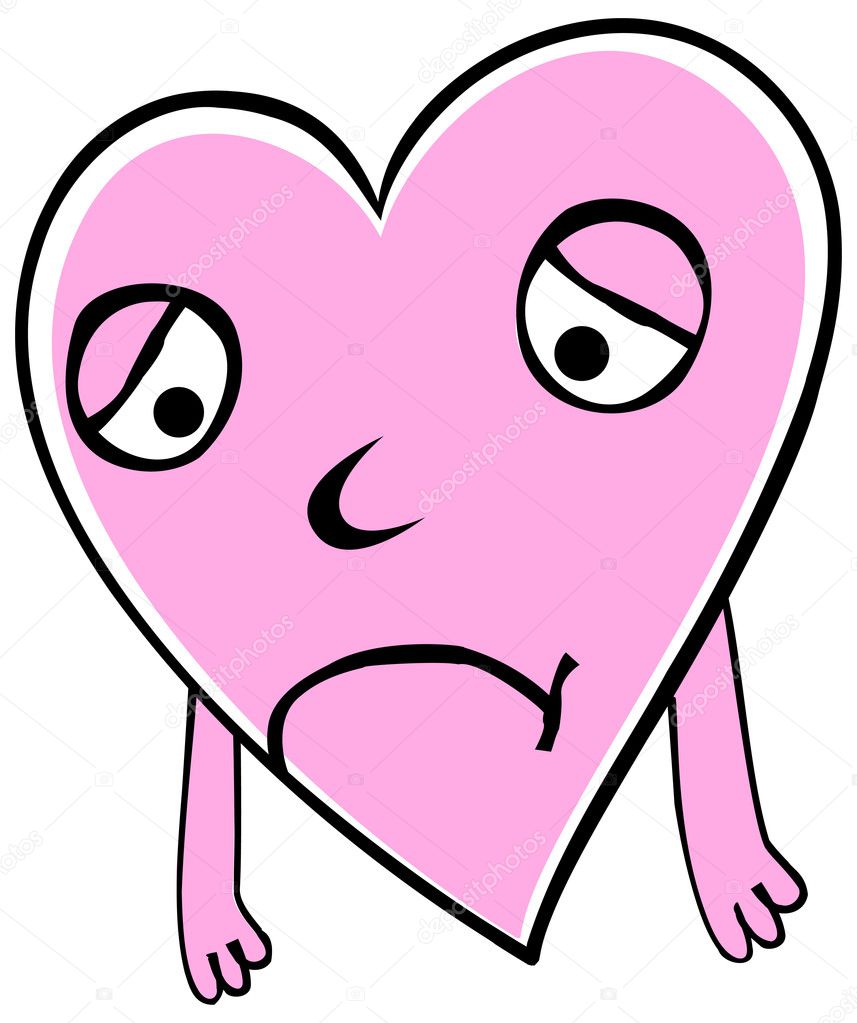 Trauriges herz — Stockvektor © azzzya 2310113