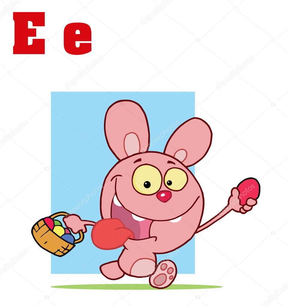 Funny Cartoon Easter Bunnies