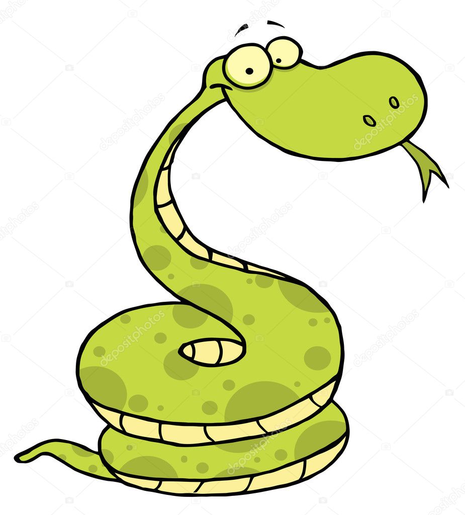 Cartoon Viper Snake