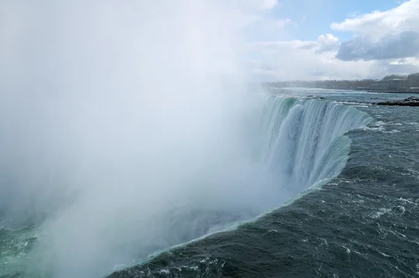 Cutting edge of Niagara Falls