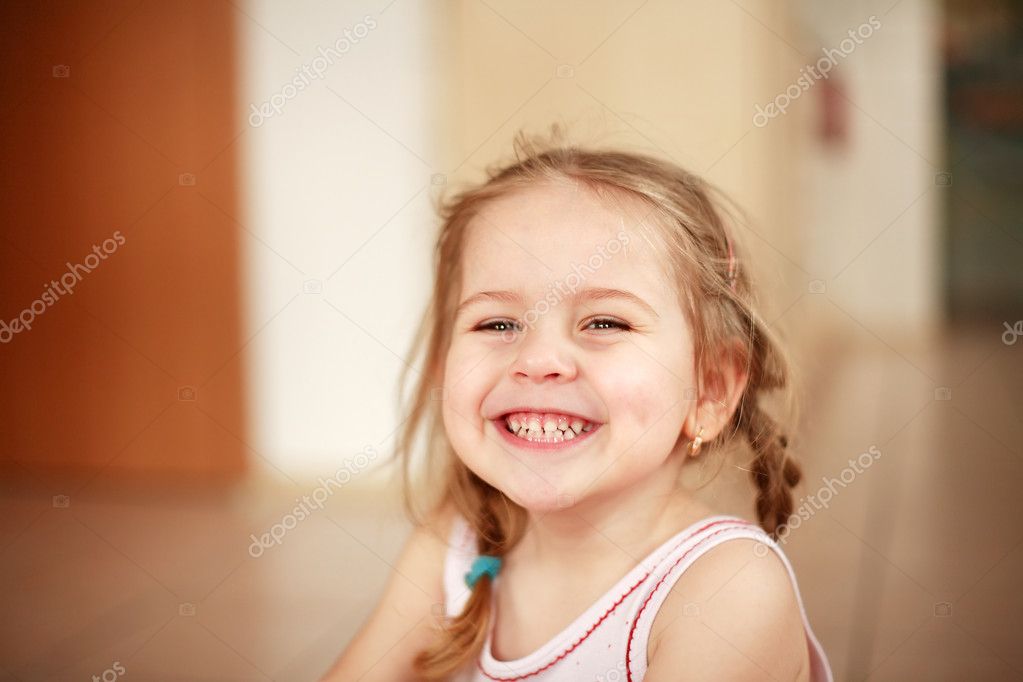 Small Girl Smiling