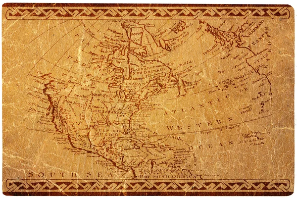Ancient USA map