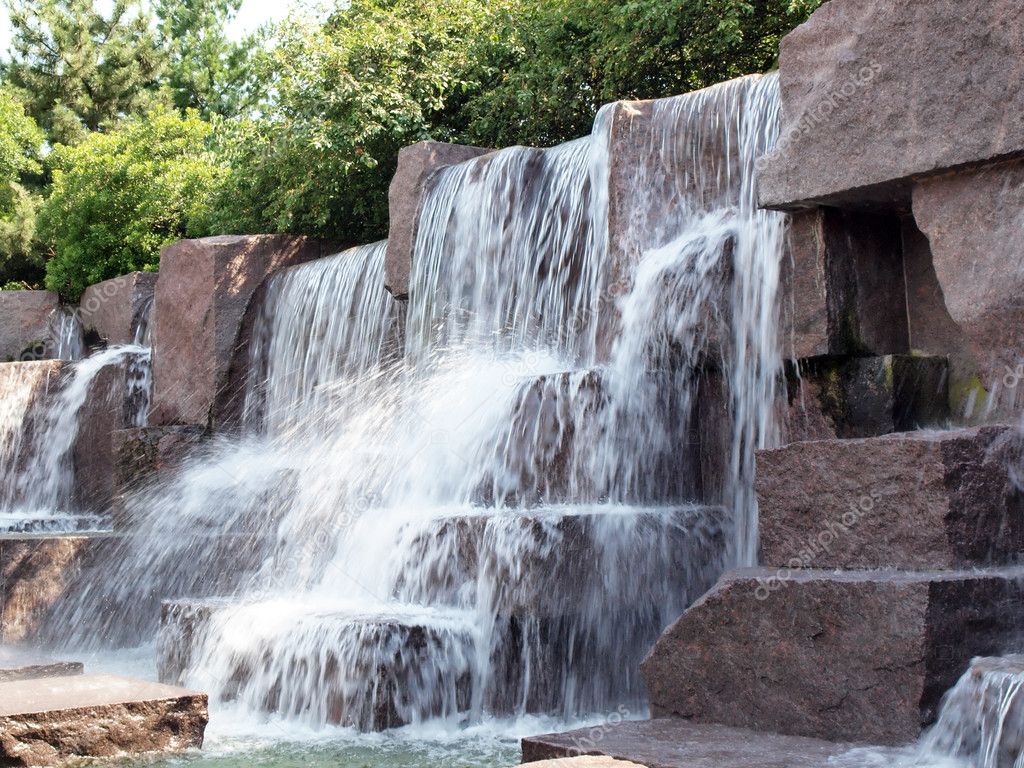 fountain waterfall
