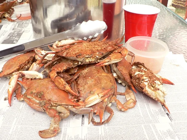 Crab - cooked blue crabs 8