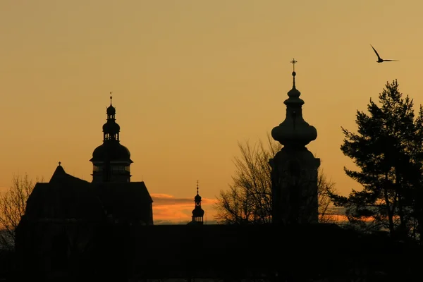 Silhouette of the old town