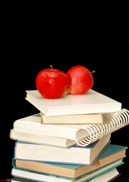 Books with apples