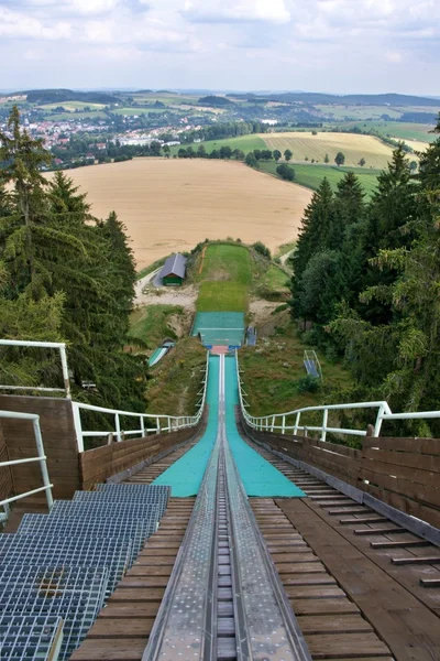 Ski jump tower
