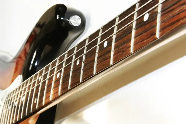Electro guitar close up