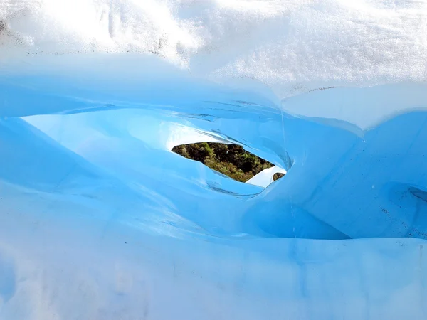 Melting Tunnel of Ice on Fox Glacier, NZ