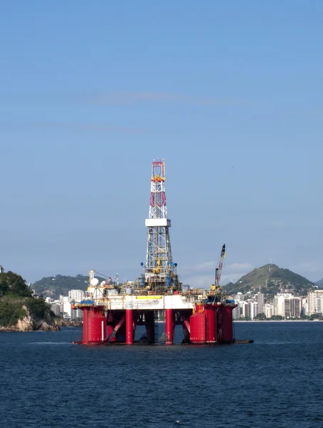 Oil Drilling Platform at Guanabara Bay -