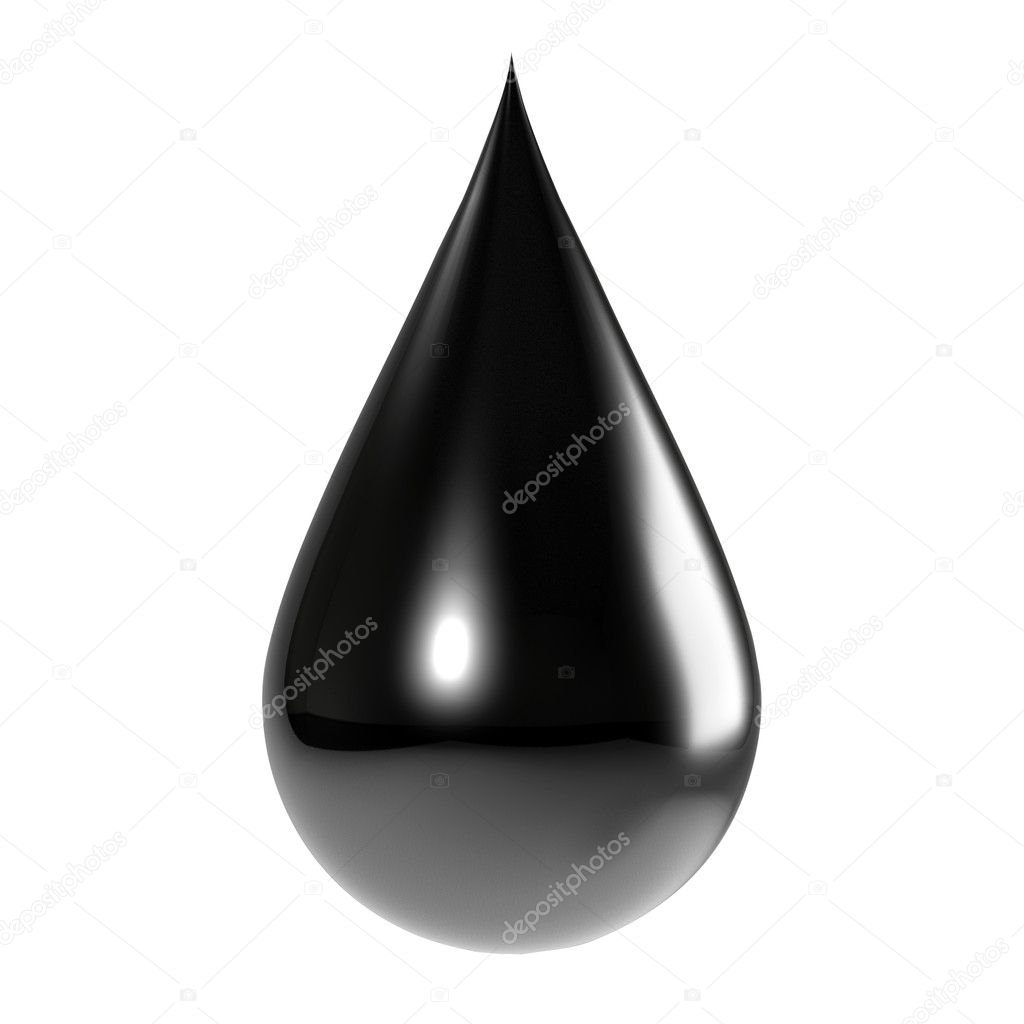 Black Oil Drop