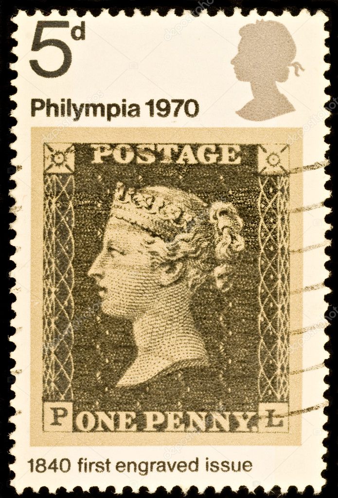 Old British Postage Stamp Stock Editorial Photo © alidphotos 2344983